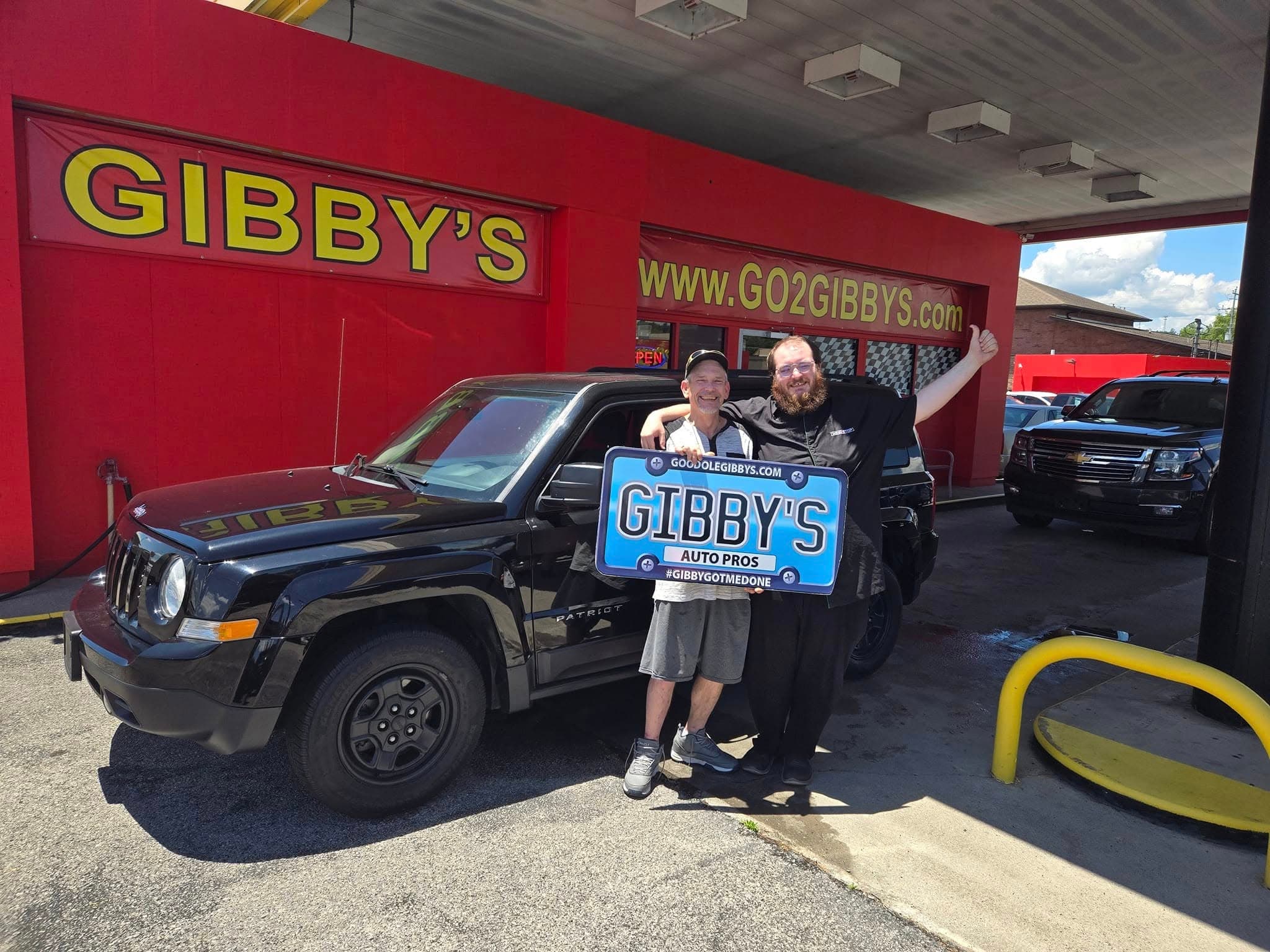 Customer delivery from Eric Gibby's dealership years